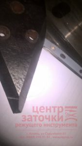 заточка ножей дробилок шредеров